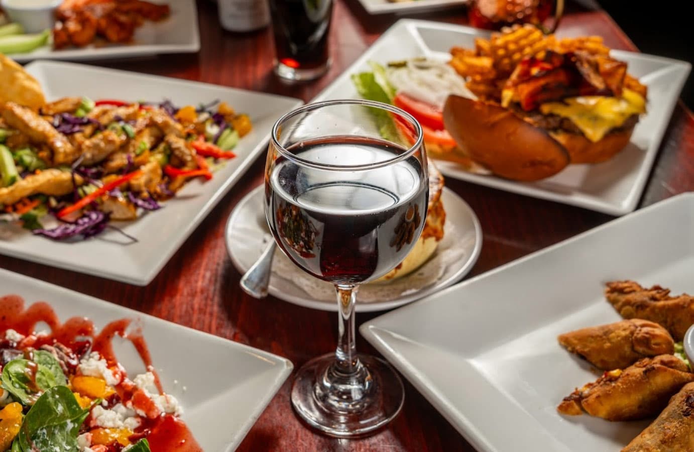 Happy hour drinks at Rockwell's Bar & Grill